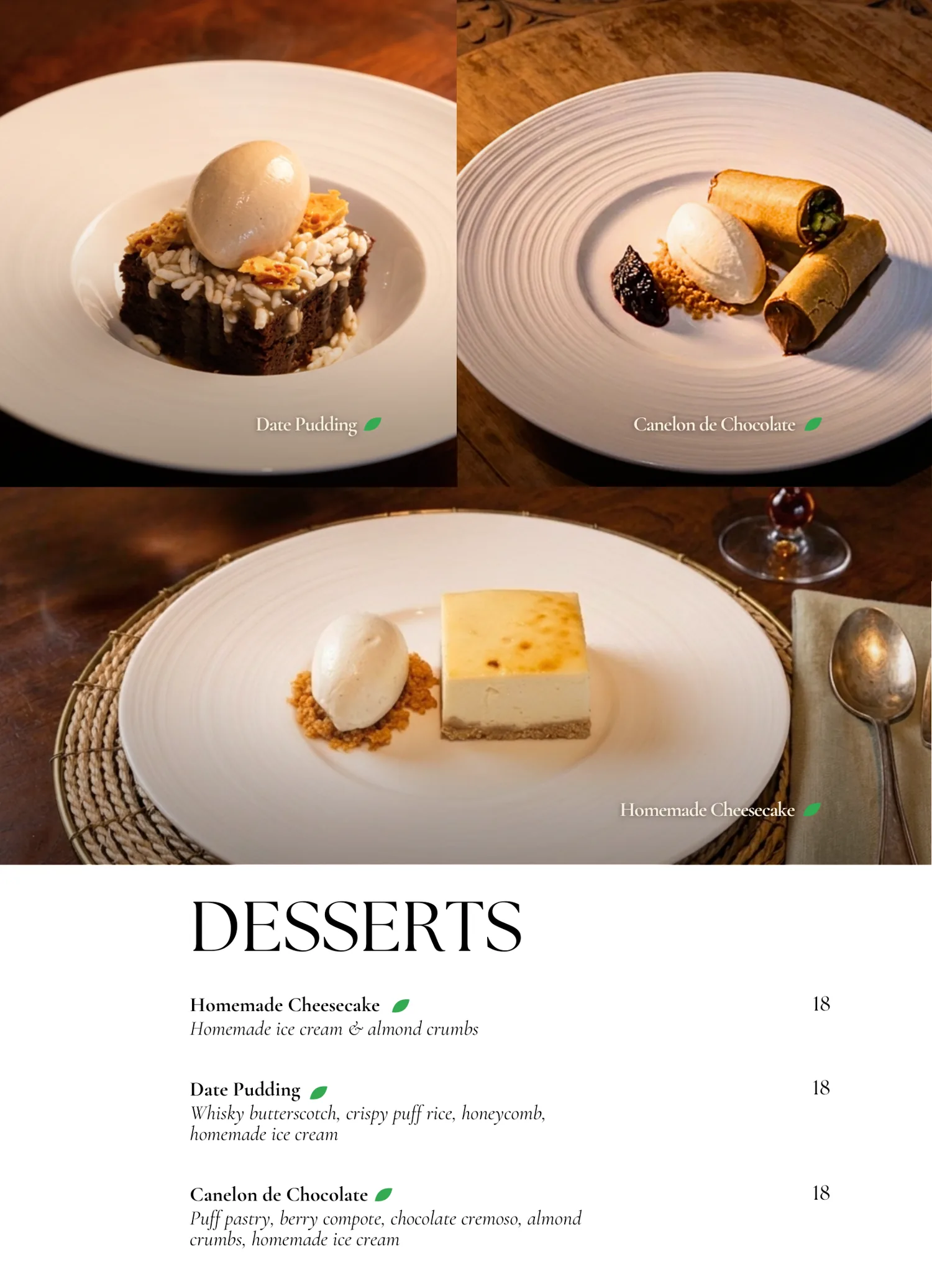 The Winery Siglap food menu — page 9